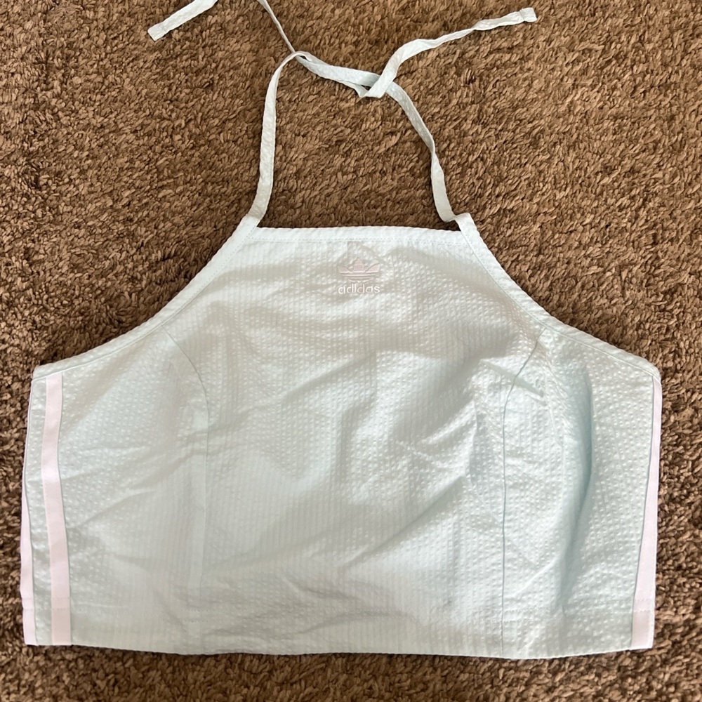 Light Blue Halter Top